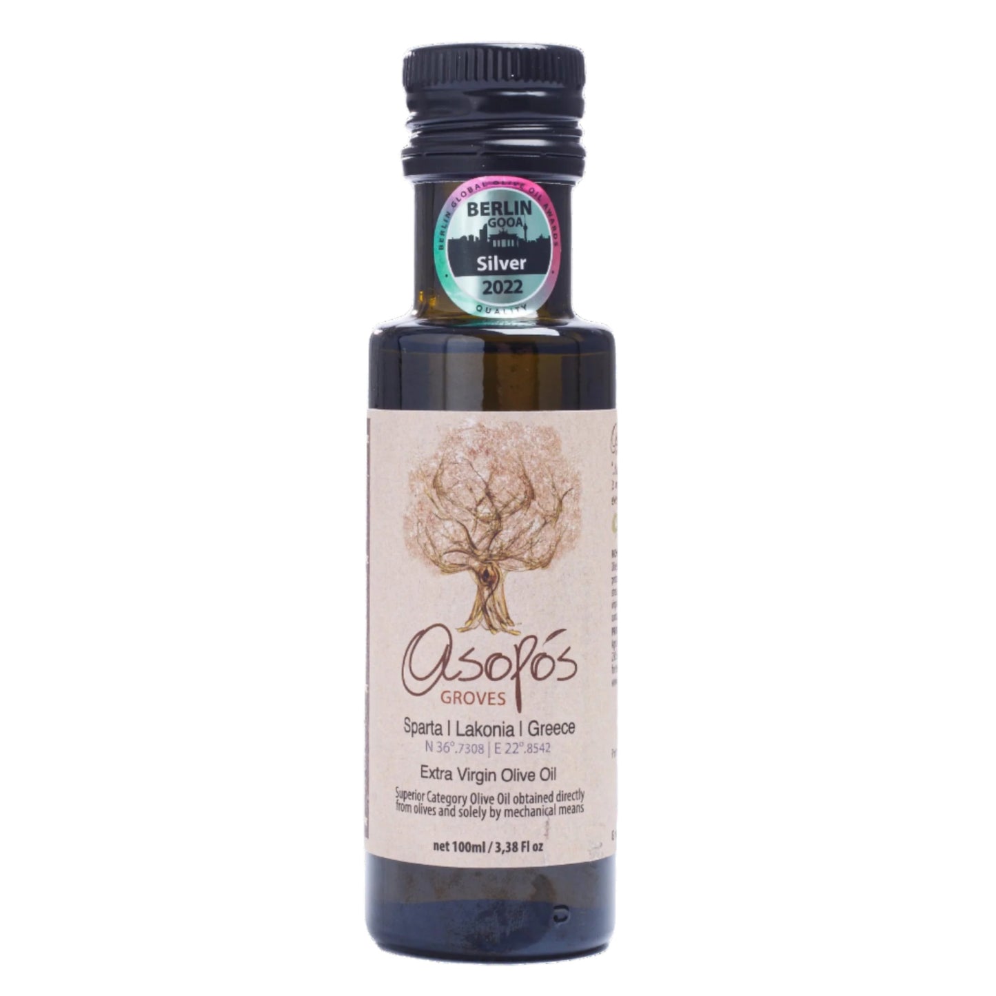 Asopos Groves Extra Virgin Olive Oil bottle