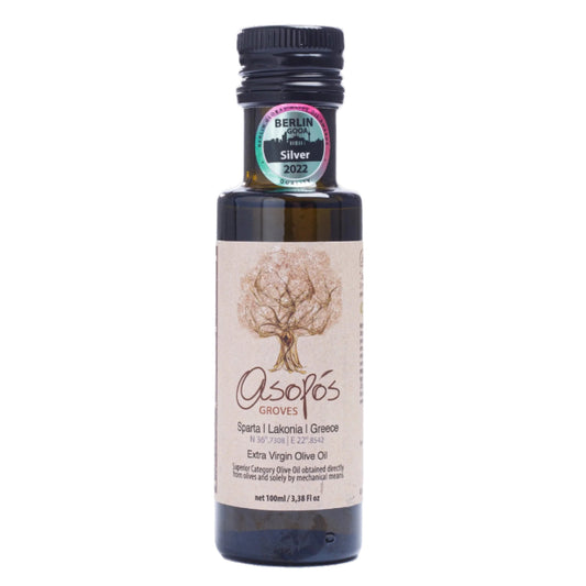 Asopos Groves Extra Virgin Olive Oil bottle