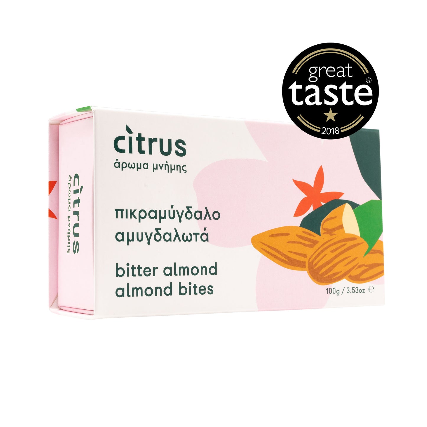 Citrus Bitter Almond Bites 100gr