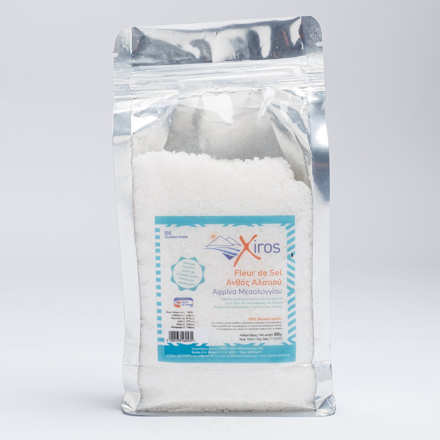 Xiros Blossom Salt Of Messolonghi 500gr