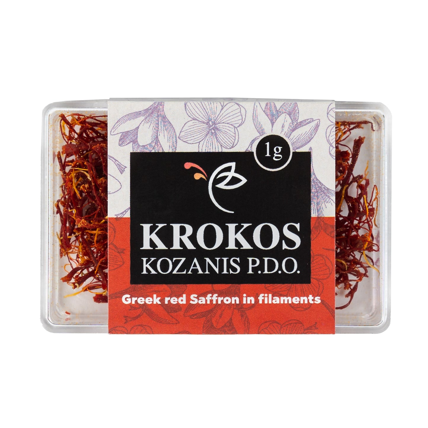 Filaments Organic Red Saffron, Carton 1g