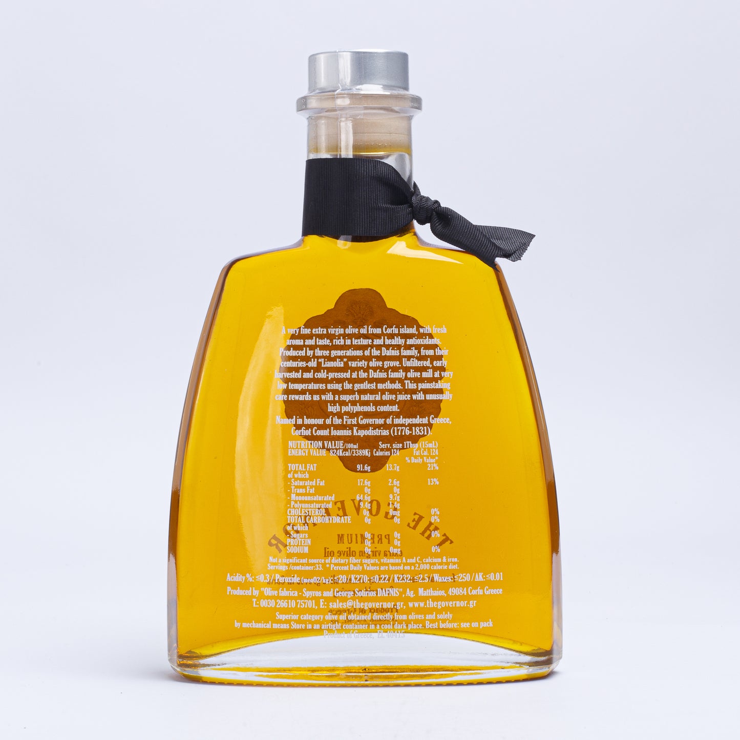 The Governor Premium Extra Virgin Olive Oil 500ml