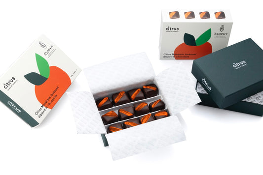 Citrus Λουκούμι με Μανταρίνι Χίου και Επικάλυψη Σοκολάτας Υγείας 130γρ