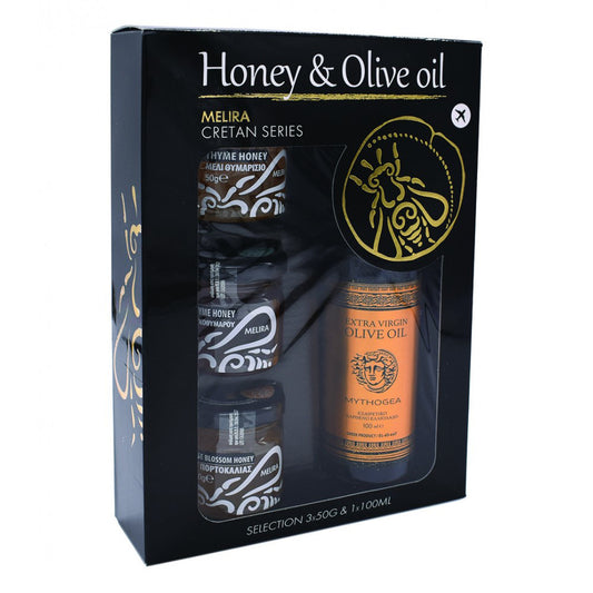 Melira Cretan Series Honey 3x50gr & Olive Oil 1x100ml