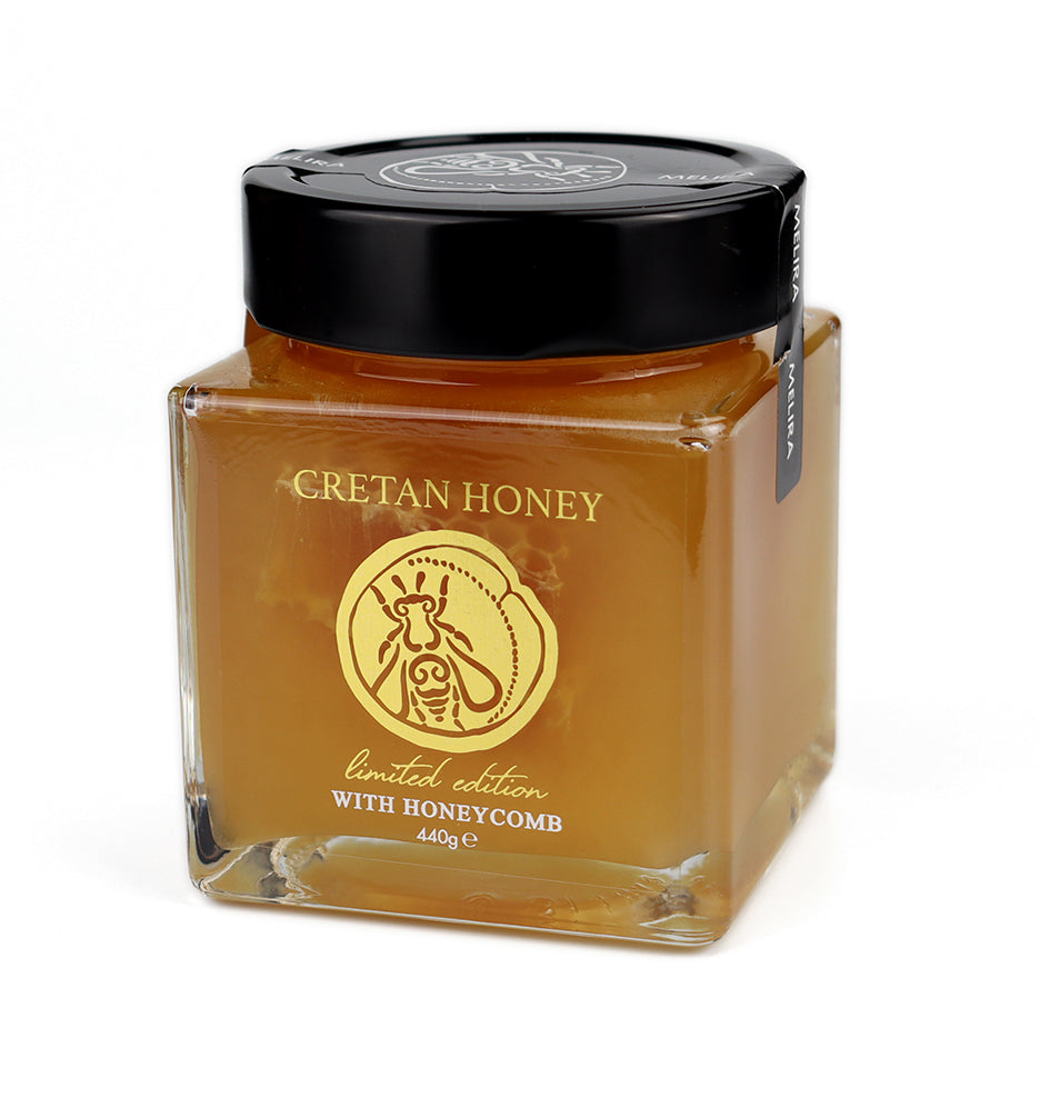Melira Cretan Honey With Honeycomb 440gr