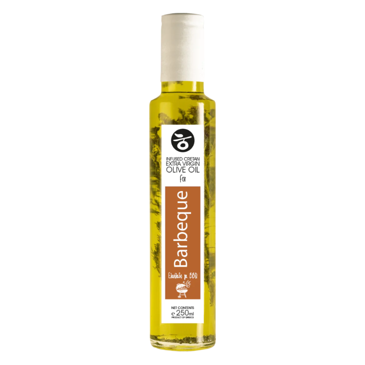 Premium Crete Infused Olive Oil For Barbeque 250ml