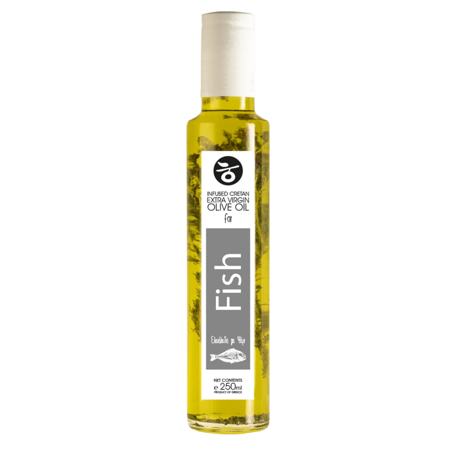 Premium Crete Infused Olive Oil For Fish 250ml