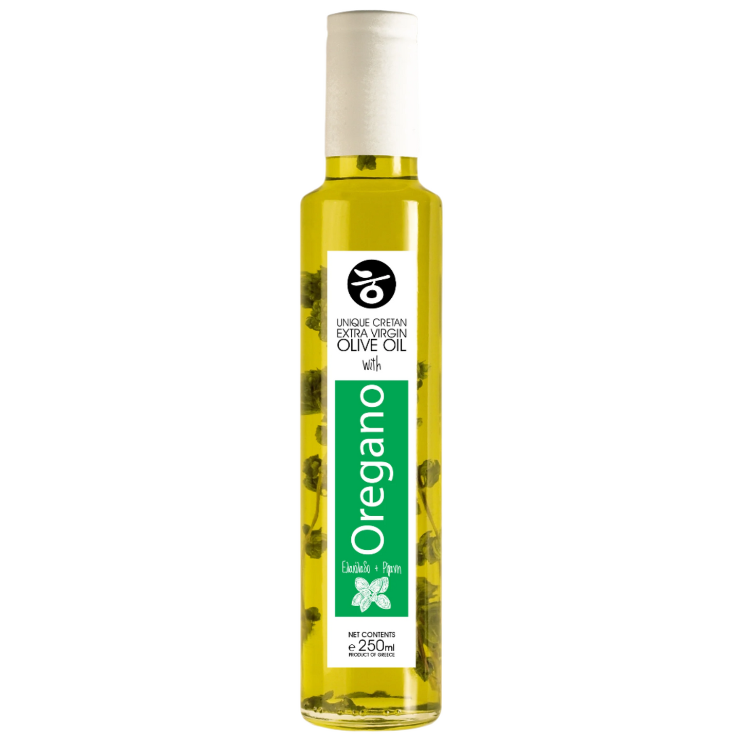Premium Crete Infused Olive Oil With Oregano 250ml
