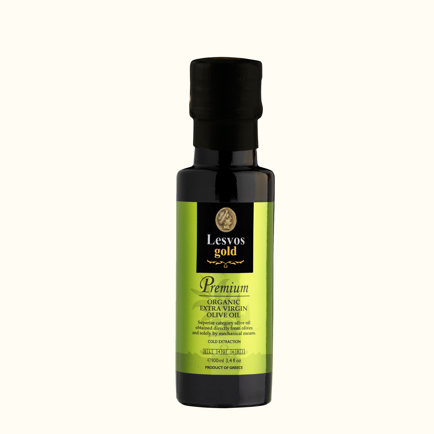 Lesvos Gold Premium Organic Extra Virgin Olive Oil 100ml
