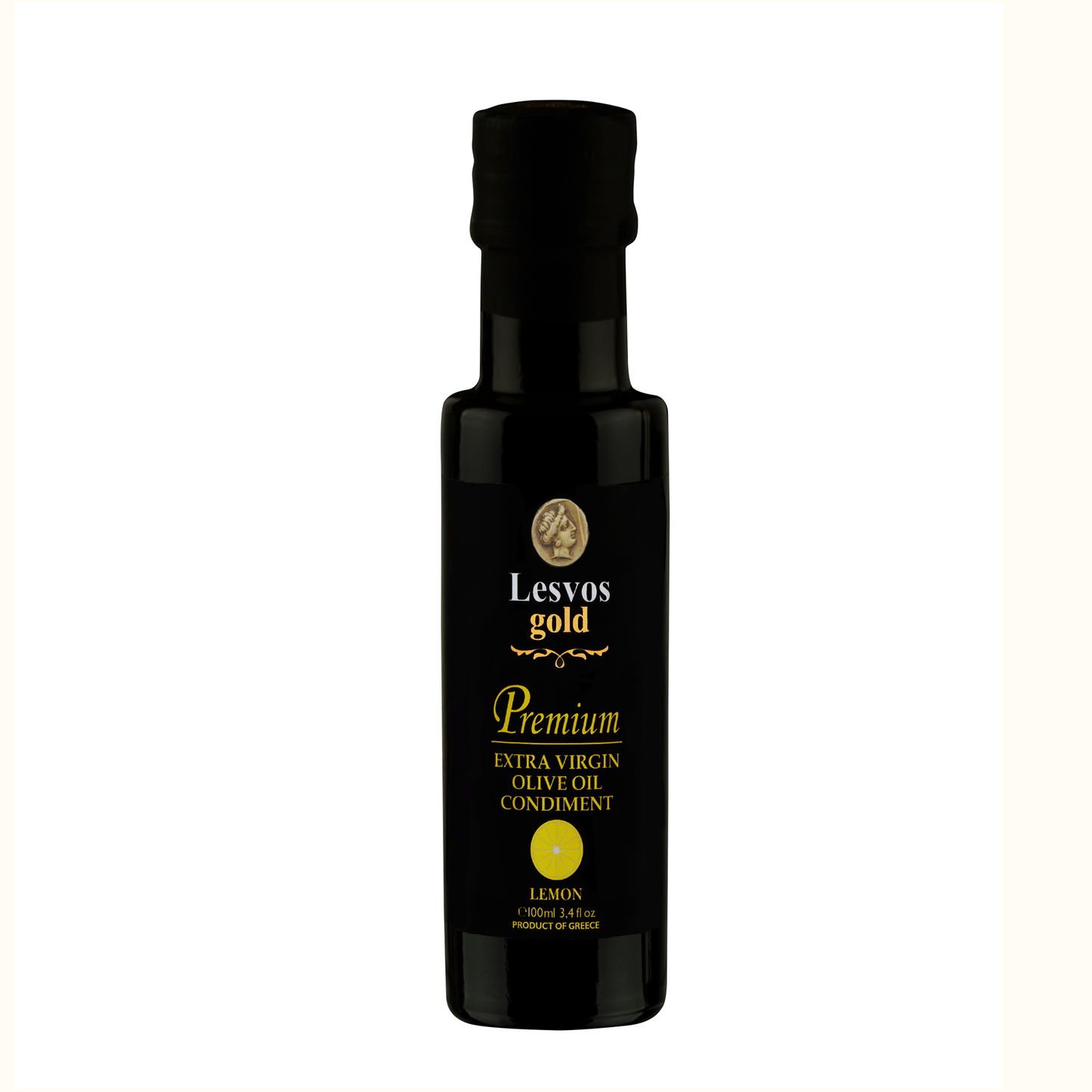 Lesvos Gold Premium Extra Virgin Olive Oil Condiment With Lemon 100ml