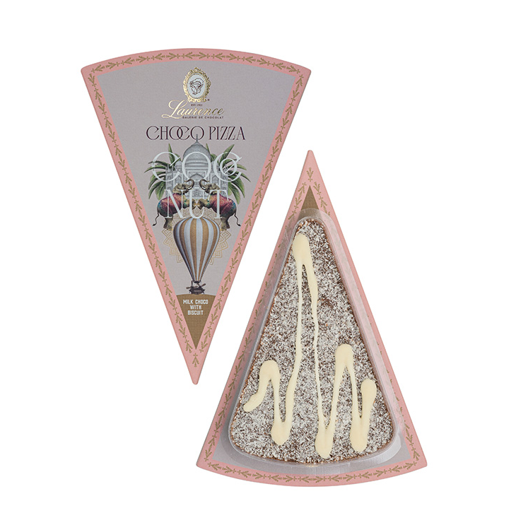 Laurence Choco Pizza - Milk Chocolate With Coconut and Vanilla Biscuit