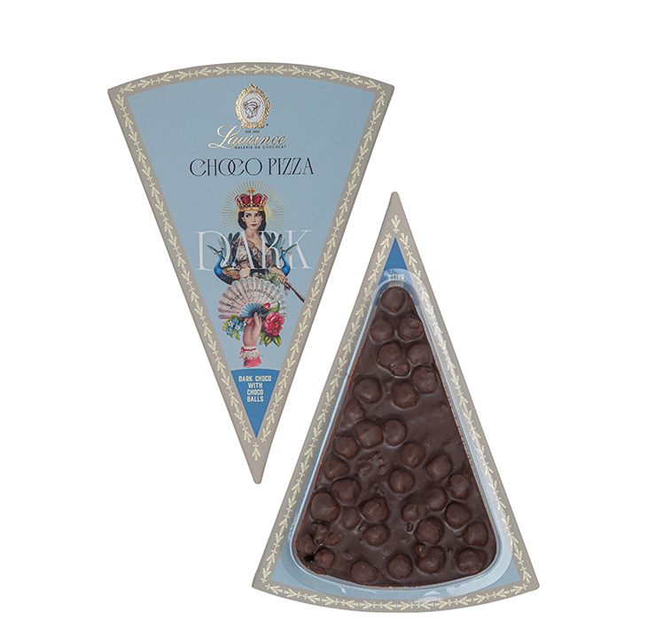 Laurence Choco Pizza - Μαύρη Σοκολάτα με Chocco Balls & Καφέ