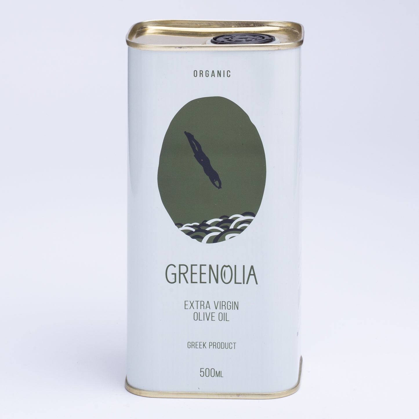 Greenolia Organic Extra Virgin Olive Oil Tin 500ml