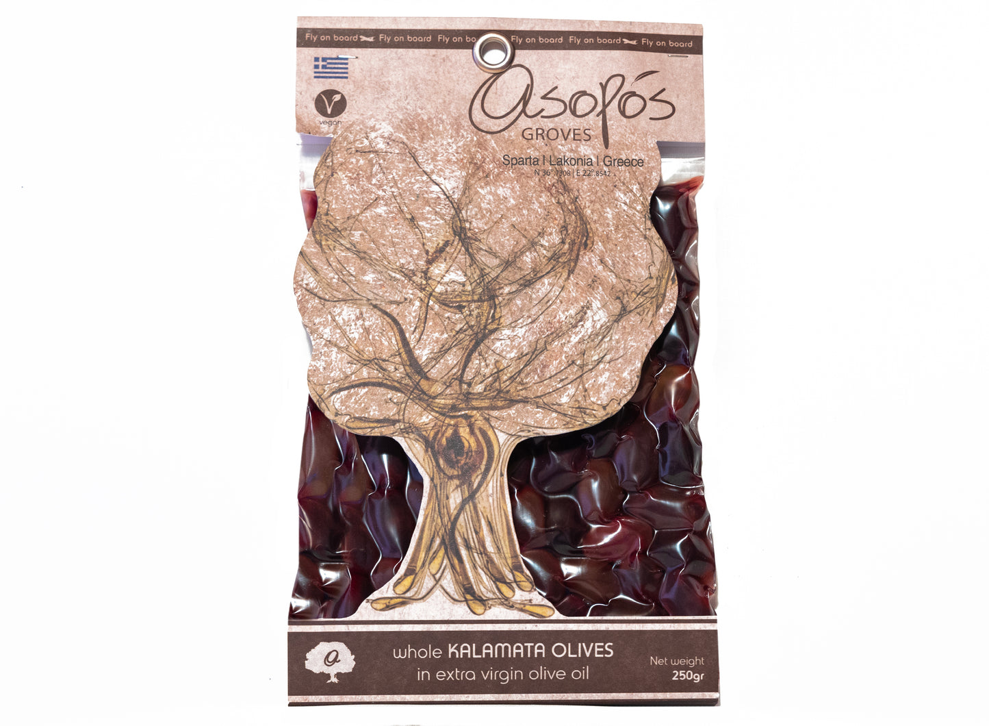 Asopos Groves Kalamon Olives 250gr