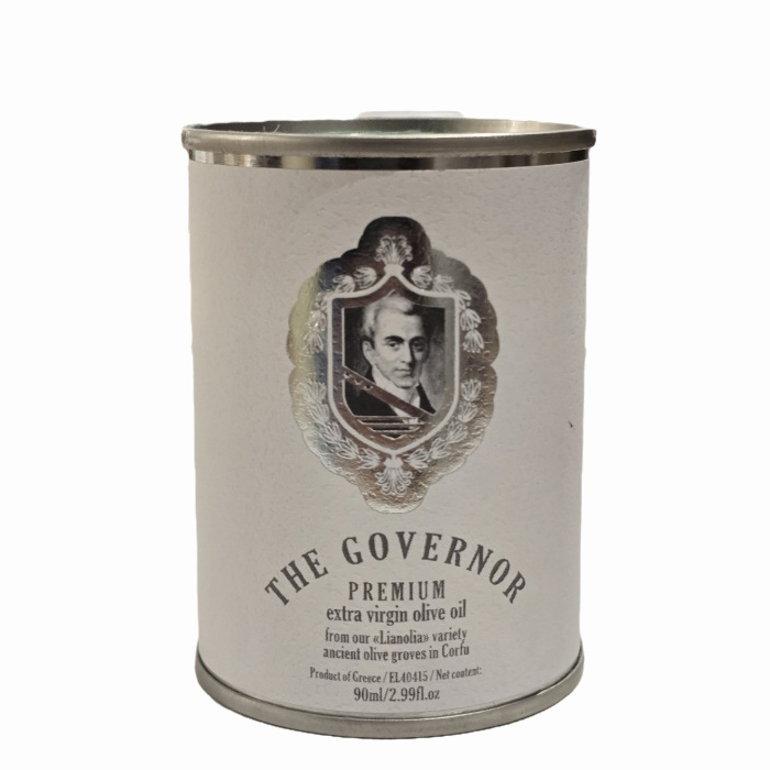 The Governor Premium Εξαιρετικό Παρθένο Ελαιόλαδο τενεκεδάκι 90ml