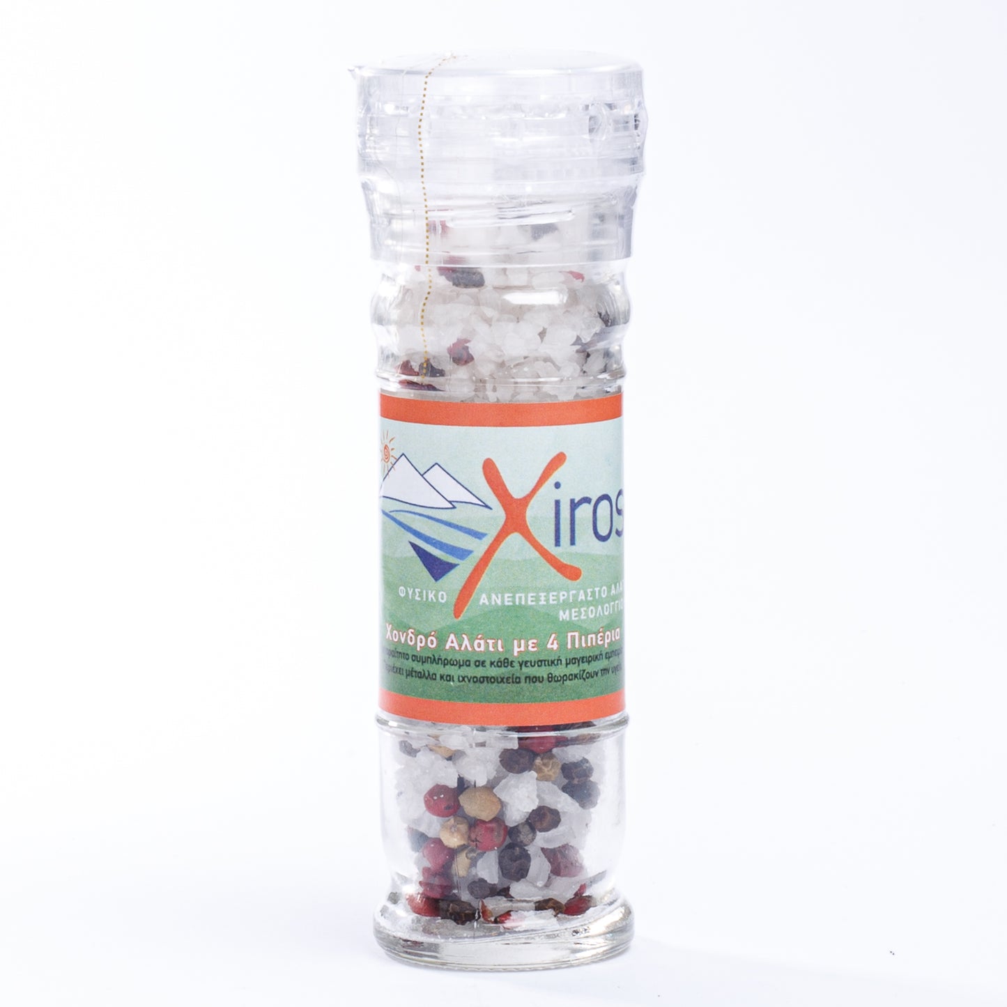 Xiros Course Salt With 4 Peppers Mill 85gr
