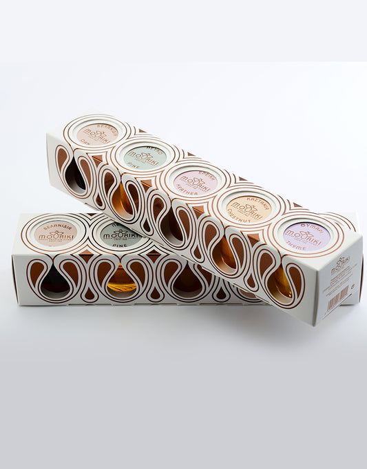 Mouriki Multipackage Honey (Oak, Thyme, Pine, Heather, Chestnut) 5x40gr