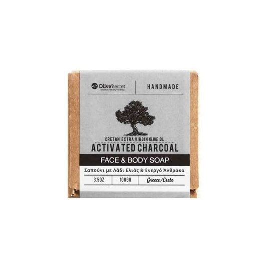 Olive Secret Activated Charcoal Face & Body Soap 100gr