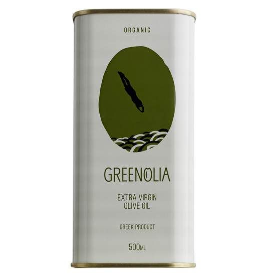 Greenolia Organic Extra Virgin Olive Oil Tin 500ml