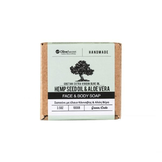 Olive Secret Hemp Seed Oil Face & Body Soap 100gr