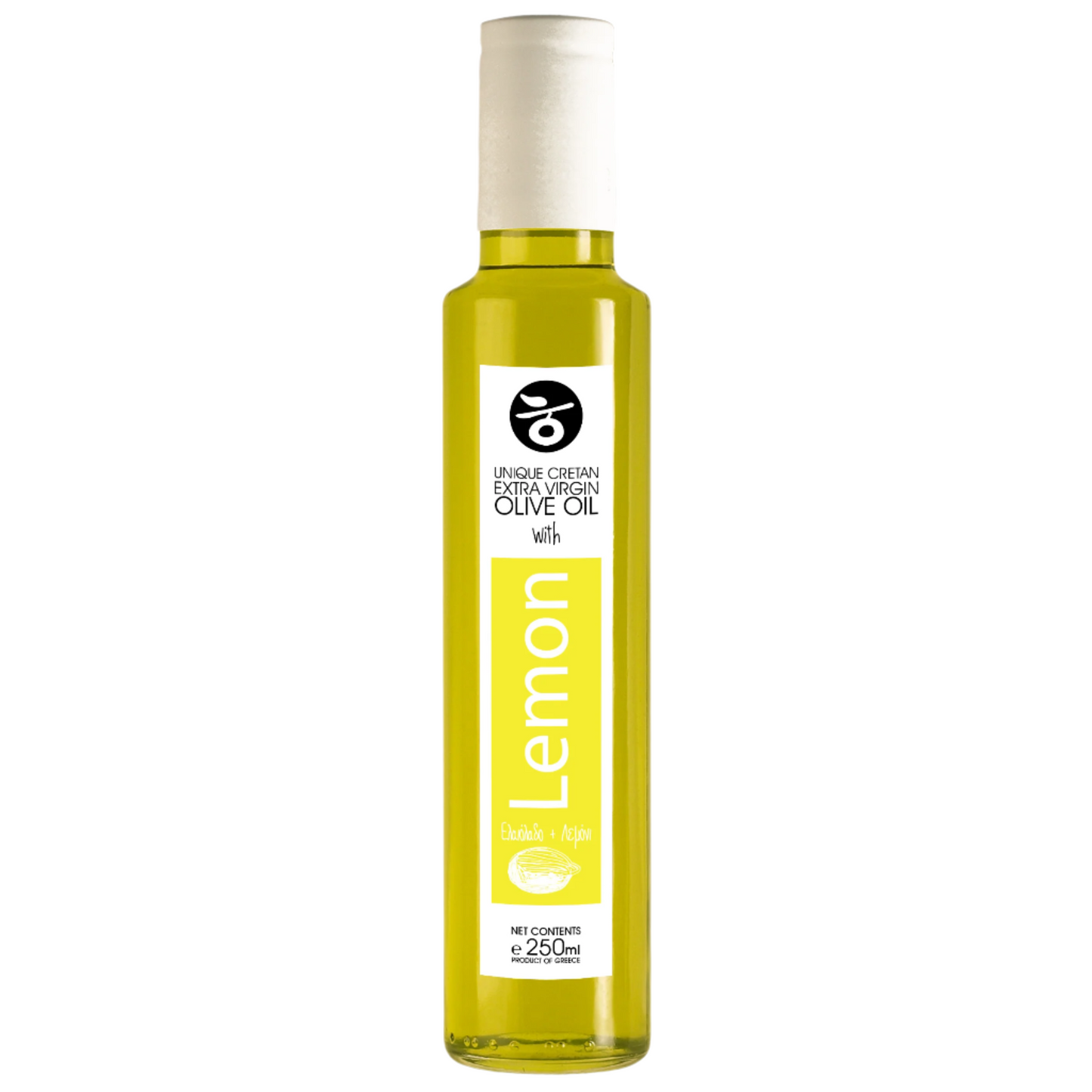 Premium Crete Infused Olive Oil With Lemon 250ml