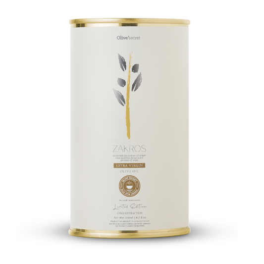 Olive Secret Extra Virgin Olive Oil PDO Sitia "Zakros" tin 250ml